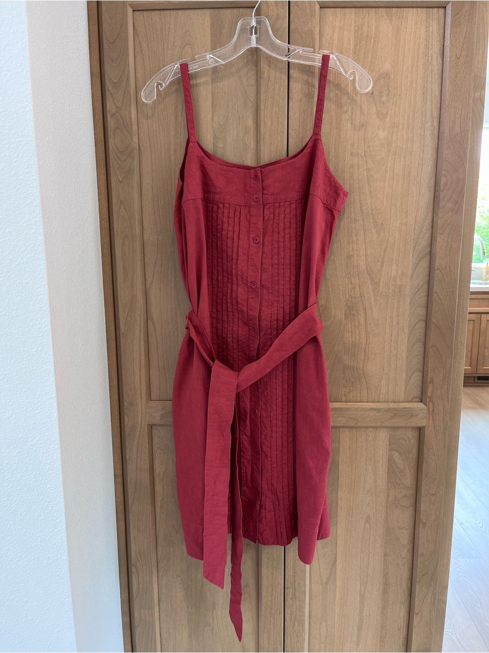 Eileen Fisher Linen Pintuck Dress